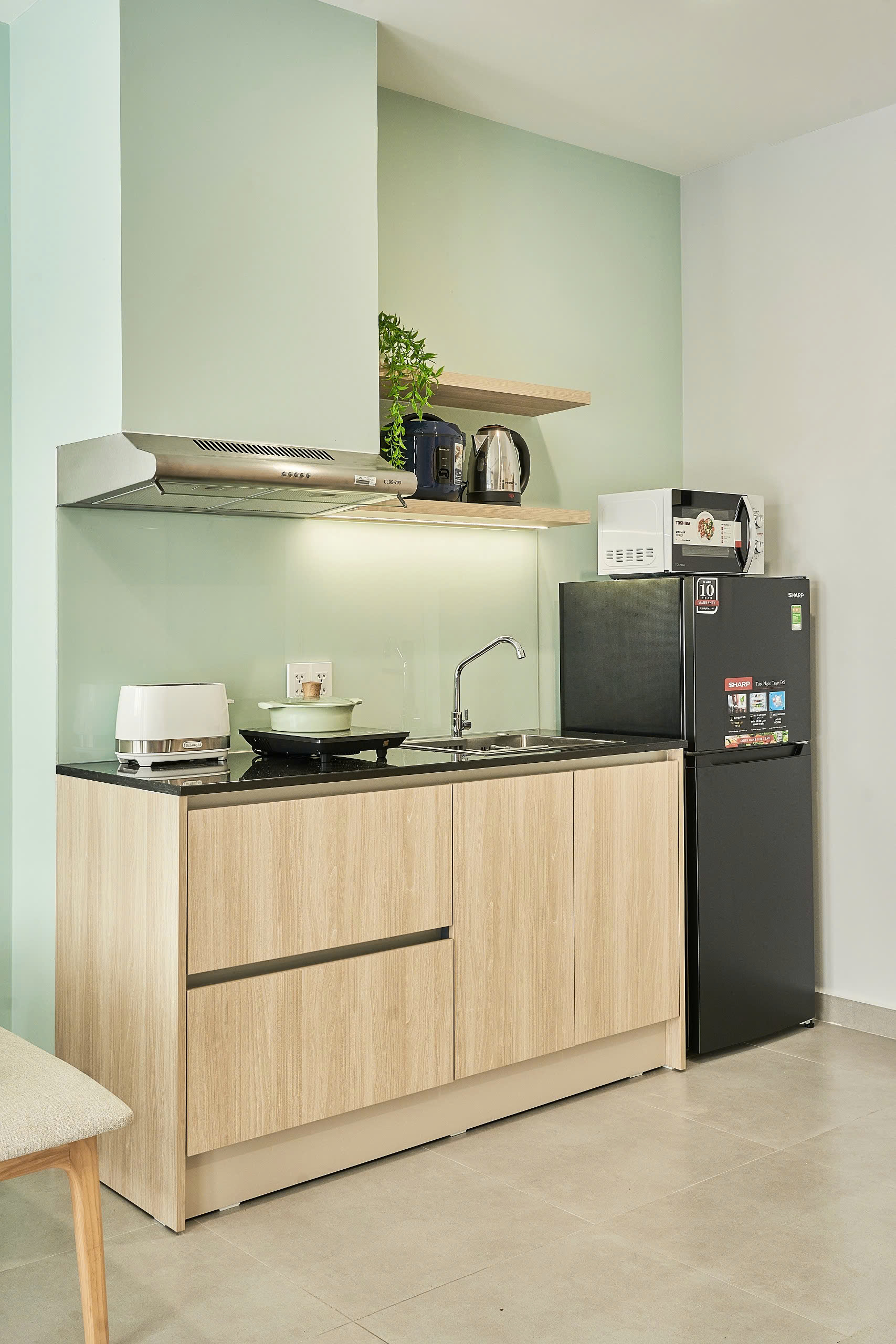 Kitchenette inside ORA Binh Duong